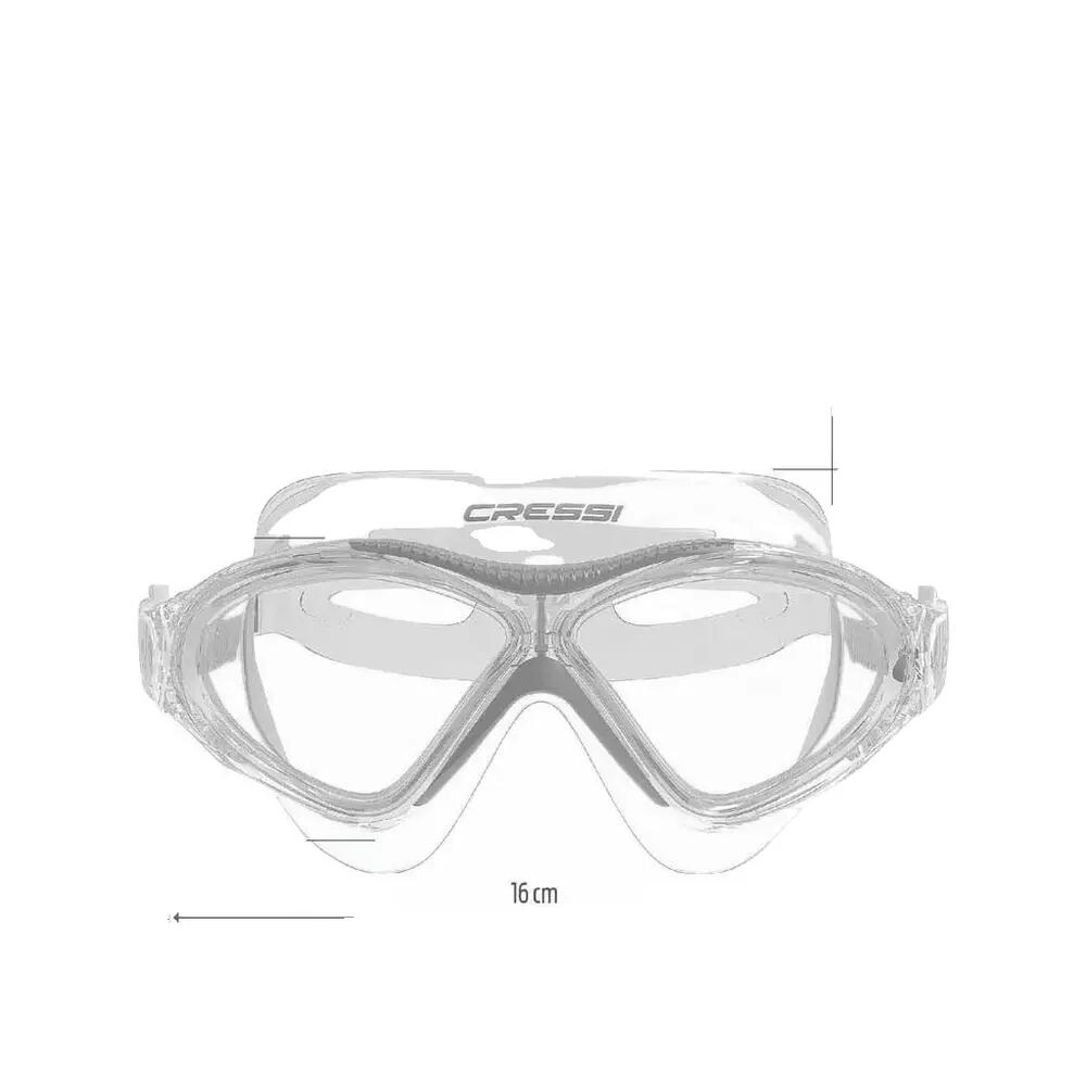Cressi Montgo Blue Swimming Mask 2/2