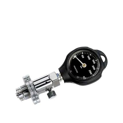 Manometer Aqualung M26 Schwarz/Silber
