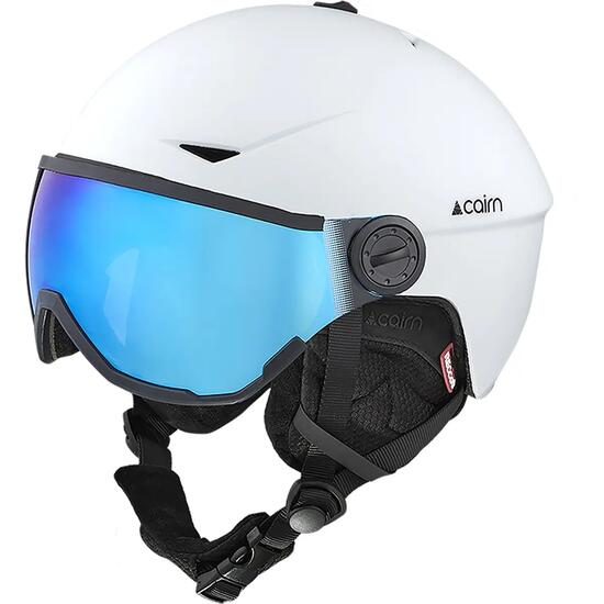 Skihelm met Vizier - Rise II - Wit