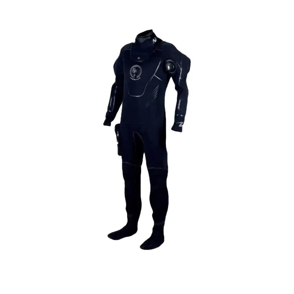 Wasserdichte Kombination Aqualung Blizzard Slim Fit Schwarz 2/2