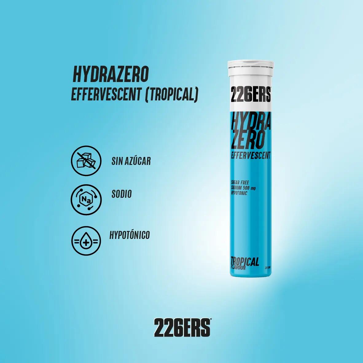 HYDRAZERO EFFERVESCENT 20 Tabs TROPICAL 3/7