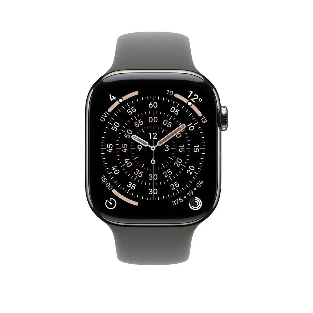 Reloj inteligente Apple Series 11 en titanio natural 8/8