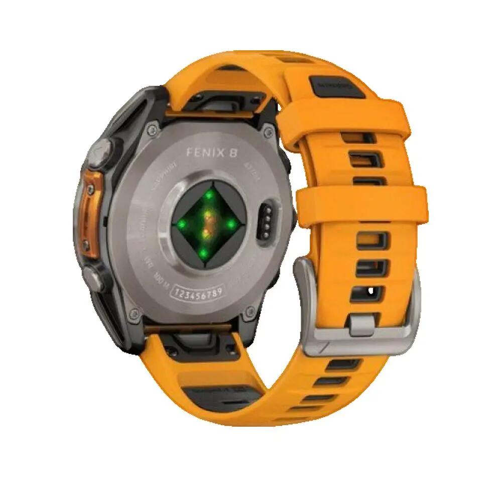 Montre conectada Garmin fenix 8 Grafite/Laranja 2/3