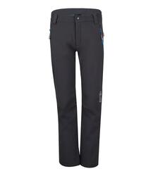Pantalon Softshell Fjell pour enfants Hydrofuge Anthracite
