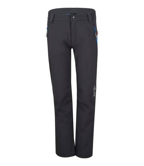 Pantalon Softshell Fjell pour enfants Hydrofuge Anthracite