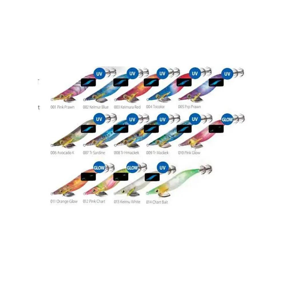 Jig a calamaro Shimano Sephia Clinch FB Rattle Multicolore 2/3