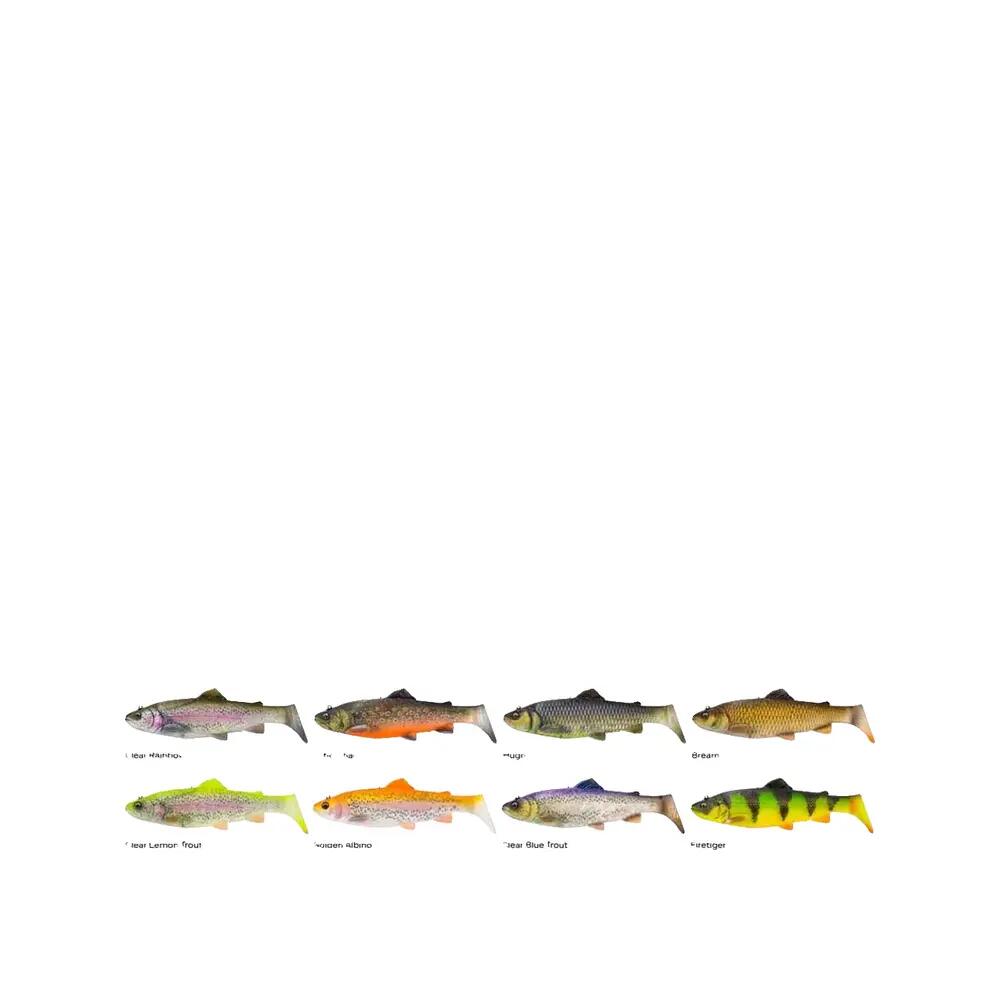 Appât souple Savage Gear 3D Trout Shad Multicolore 2/5