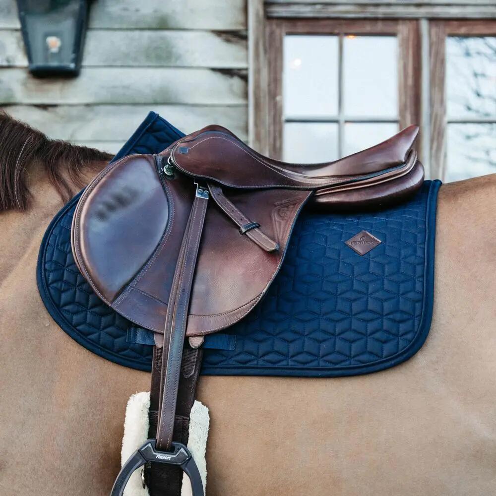 Tapis de selle classic cob marine 2/4