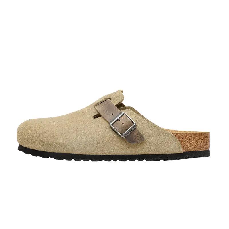 Zuecos Birkenstock Boston de Ante para Hombre 1/7