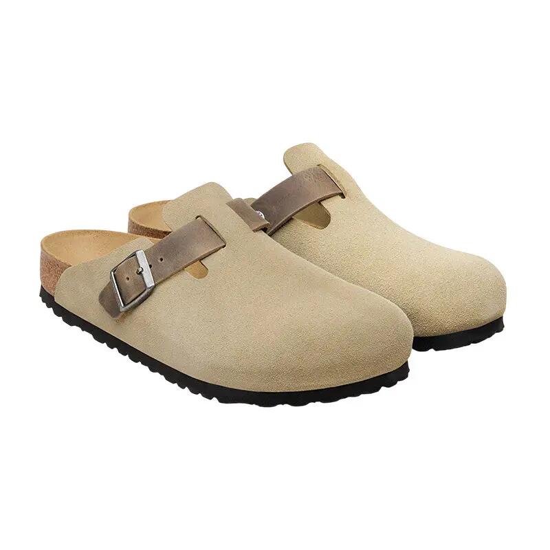 Zuecos Birkenstock Boston de Ante para Hombre 4/7