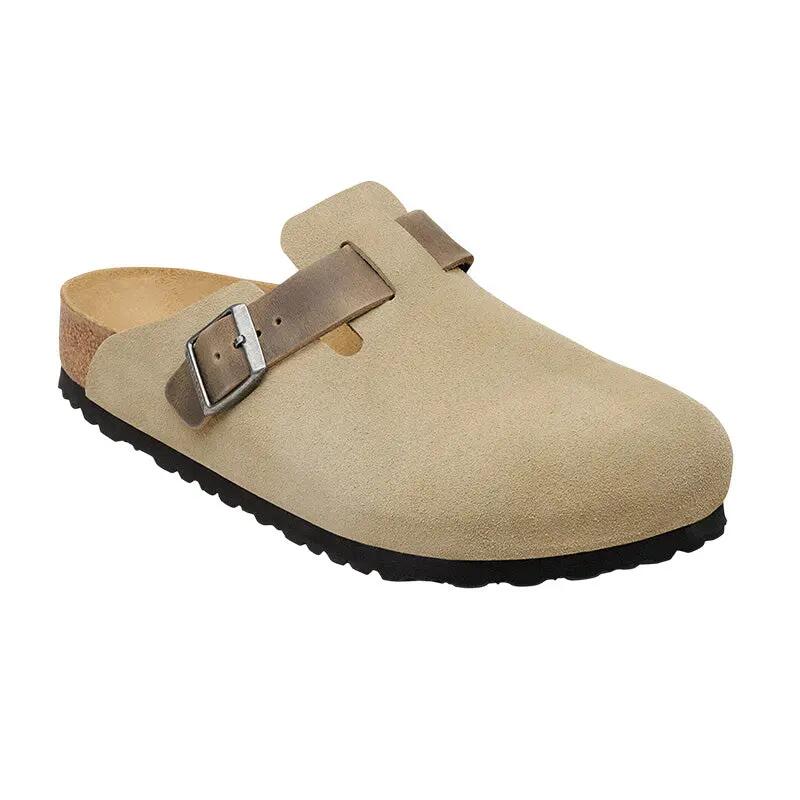 Zuecos Birkenstock Boston de Ante para Hombre 3/7