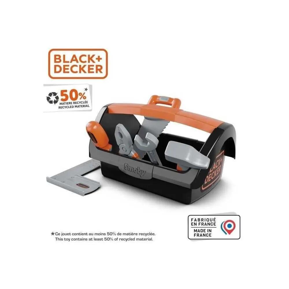 Caja de herramientas juguete SMOBY Black & Decker 6 herramientas 6/6