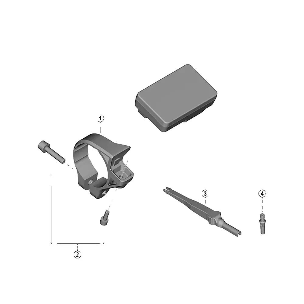Support de montage Shimano Sc-En600 réglable 2/2