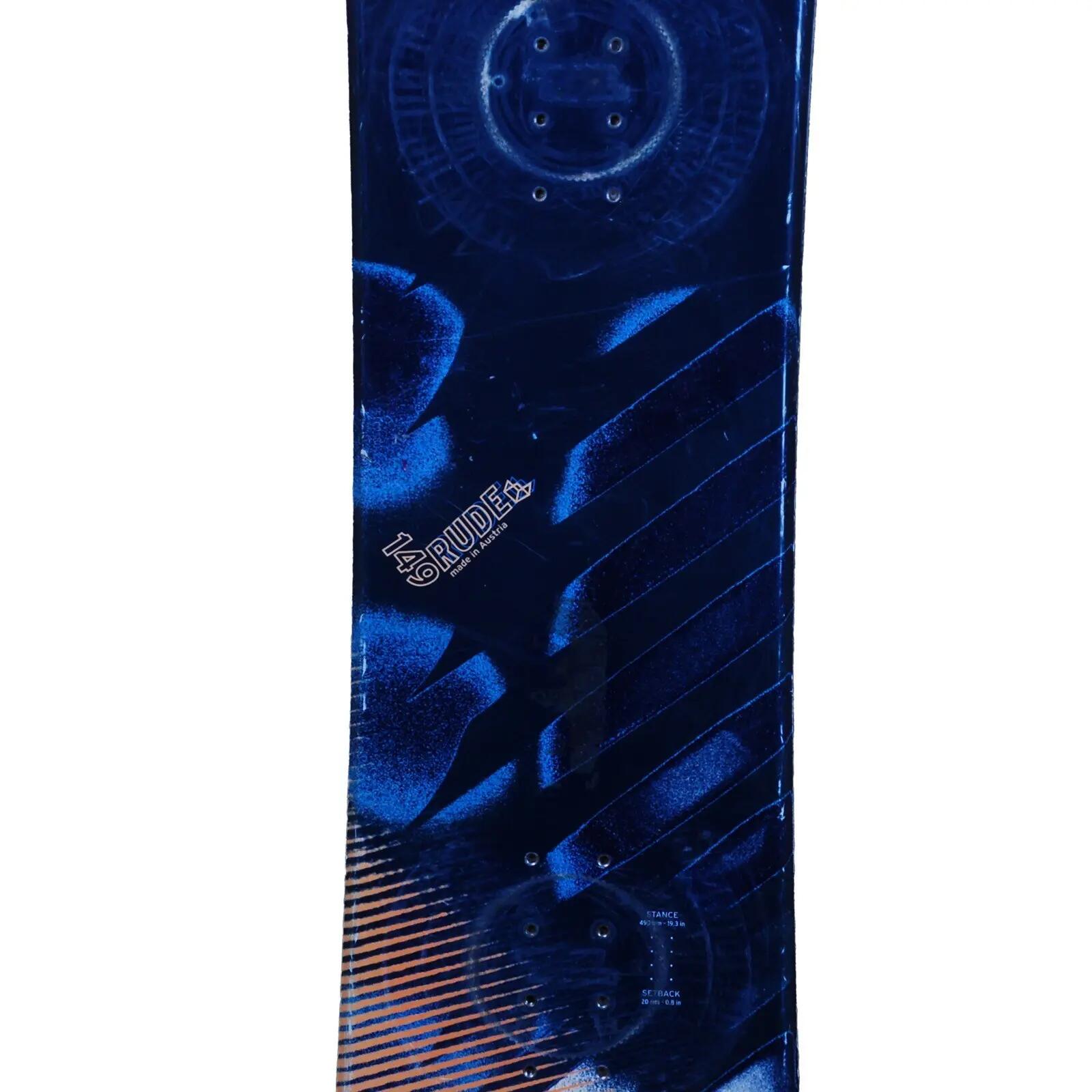 RECONDITIONNE - Snowboard Salomon Rude + Fixations Coque 3/4