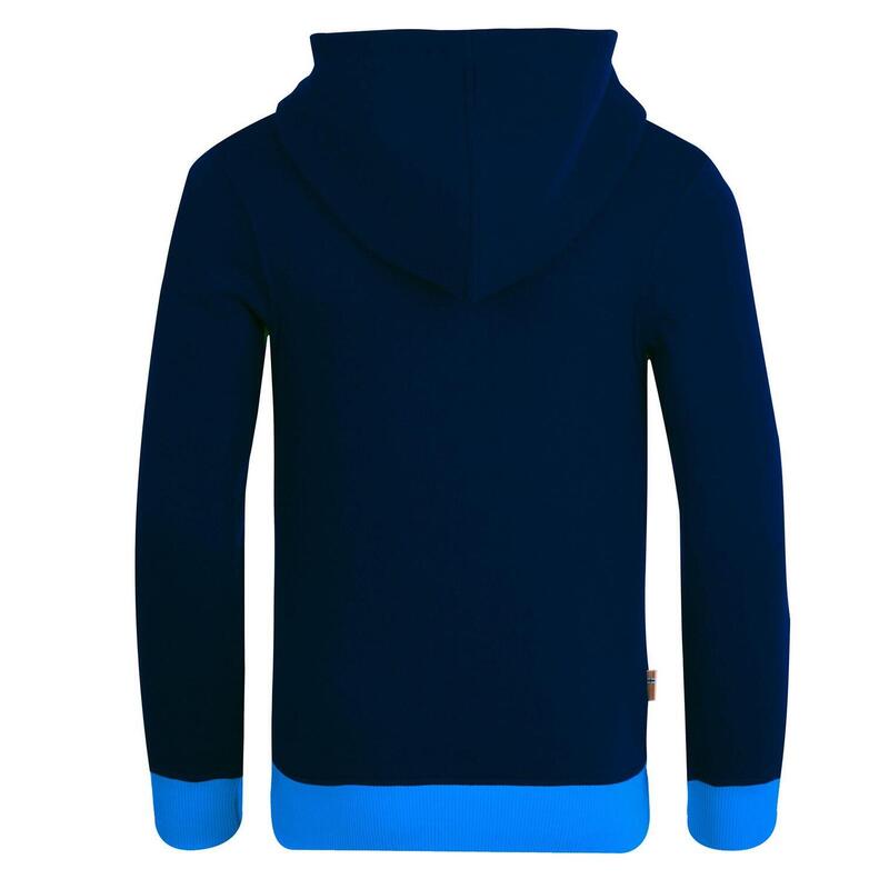 Kinder Hoodie Pullover Troll Marineblau / Mittelblau