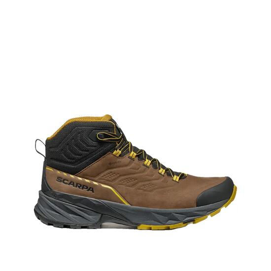 SCARPA Rush 2 Pro Mid GTX Wanderschuhe Braun/Gelb