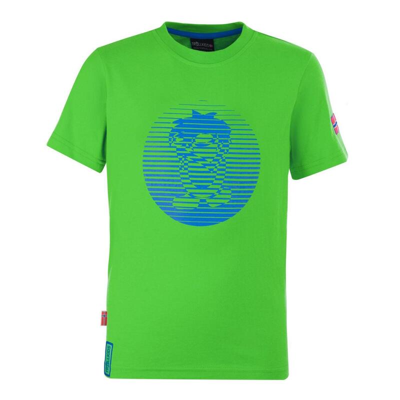 Kinder T-Shirt Troll XT Hellgrün / Blau