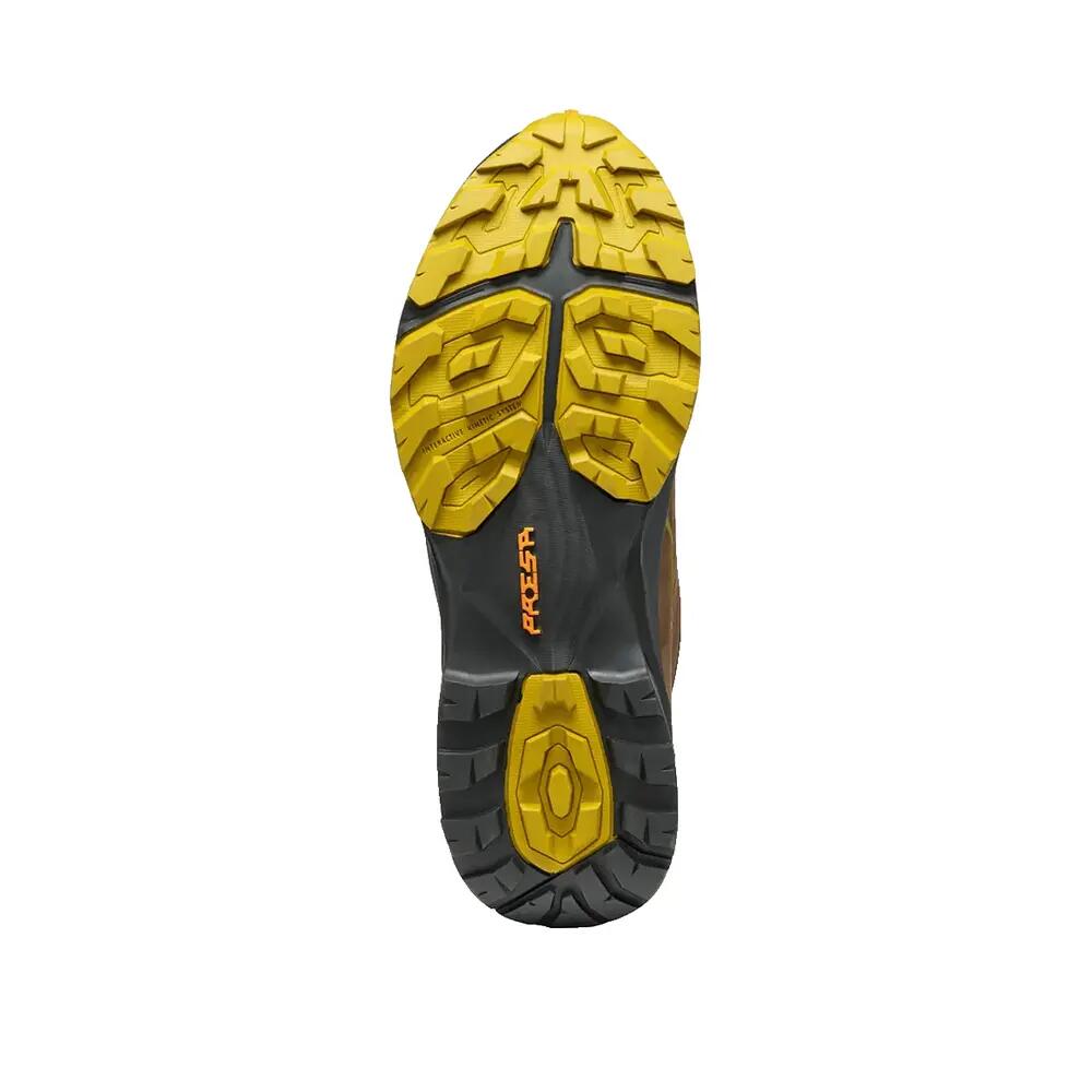 SCARPA Rush 2 Pro Mid GTX Hiking Shoes Brown/Yellow 2/7
