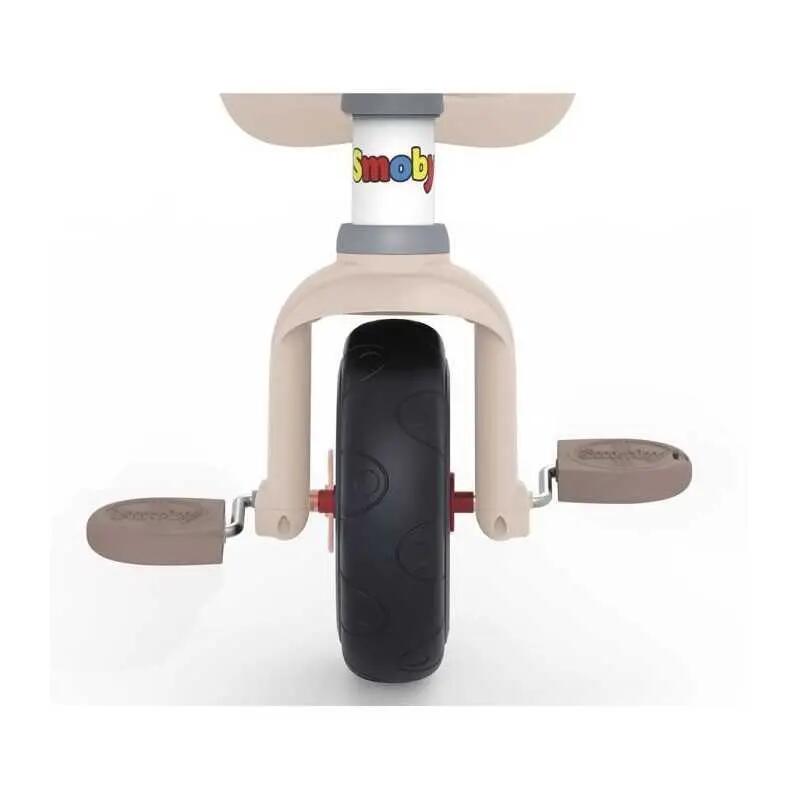 Tricycle Smoby Be Fun cadre métal beige et rose 4/6
