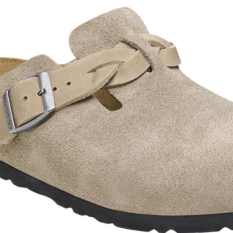 Zuecos Birkenstock Boston Trenzados de Ante para Hombre 6/7