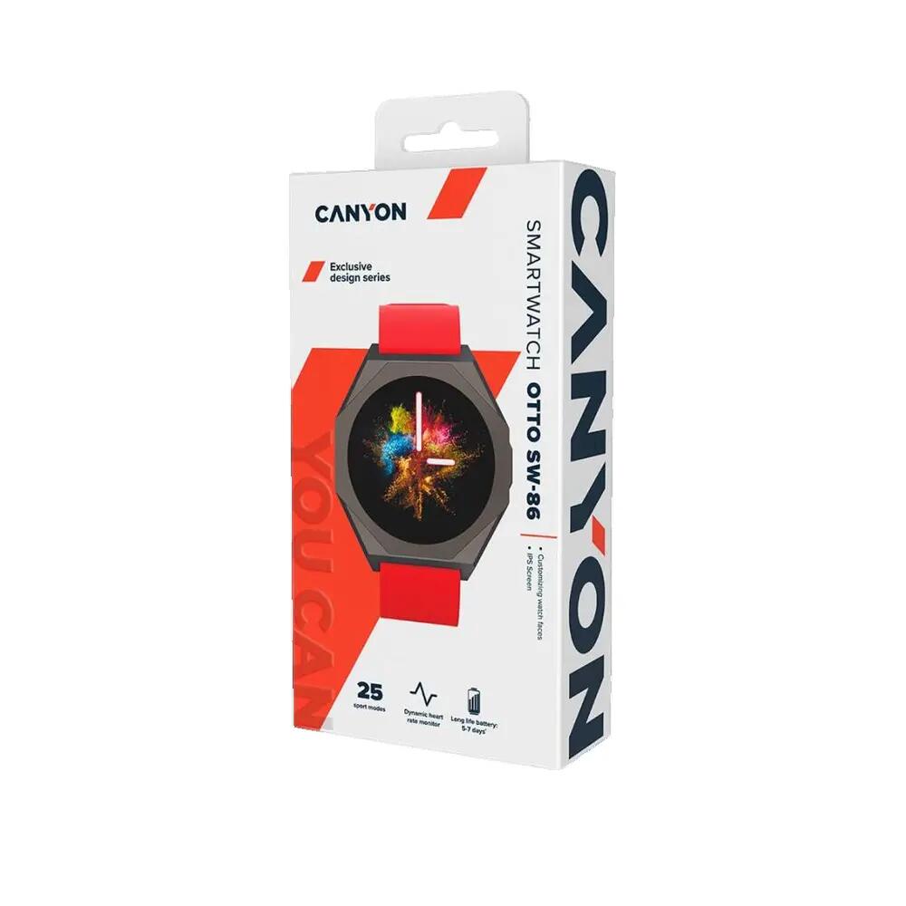Orologio intelligente Canyon Otto SW-86 Rosso 2/3