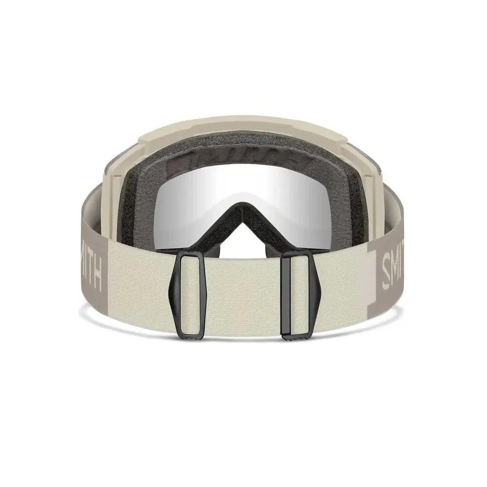 Lunette da VTT Smith Squad XL Beige con lente trasparente 3/4