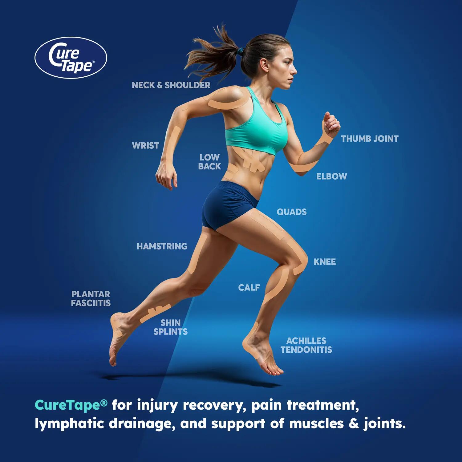Kinesiotape CureTape® SPORTS Beige 2/7