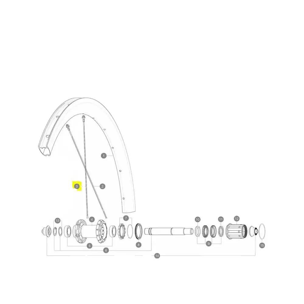Rayony Mavic Cosmic SLR 40 12 sztuk 2/2