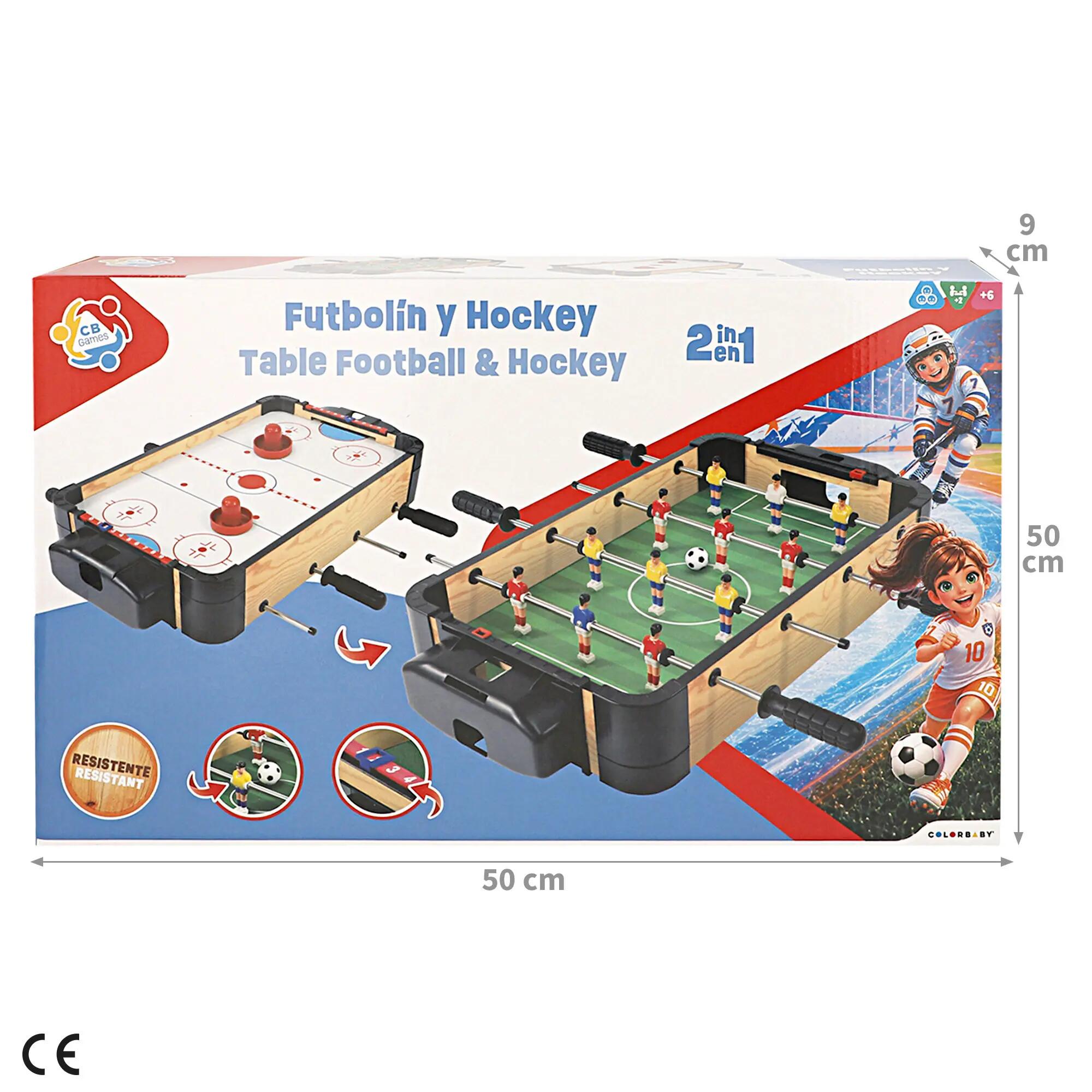 Mesa 2 em 1 de air hockey e pebolim CB Games 7/7