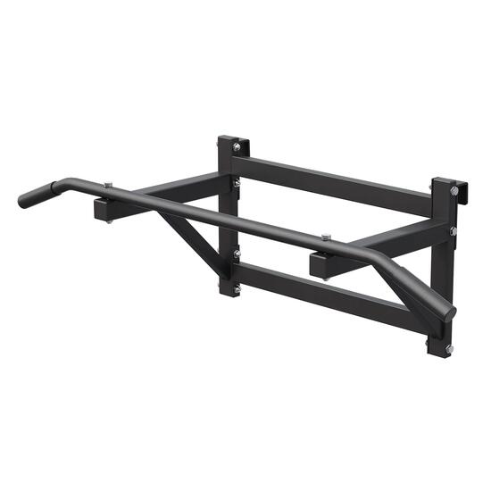 Sprossenwand mit Klimmzugstange, Dip Barren und Hantelbank, bis 200 kg
