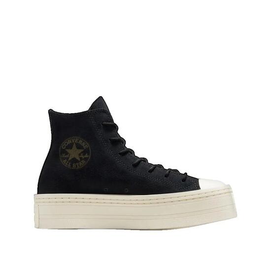 Zapatos Converse Chuck Taylor All Star Modern Lift Platform Suede Negro