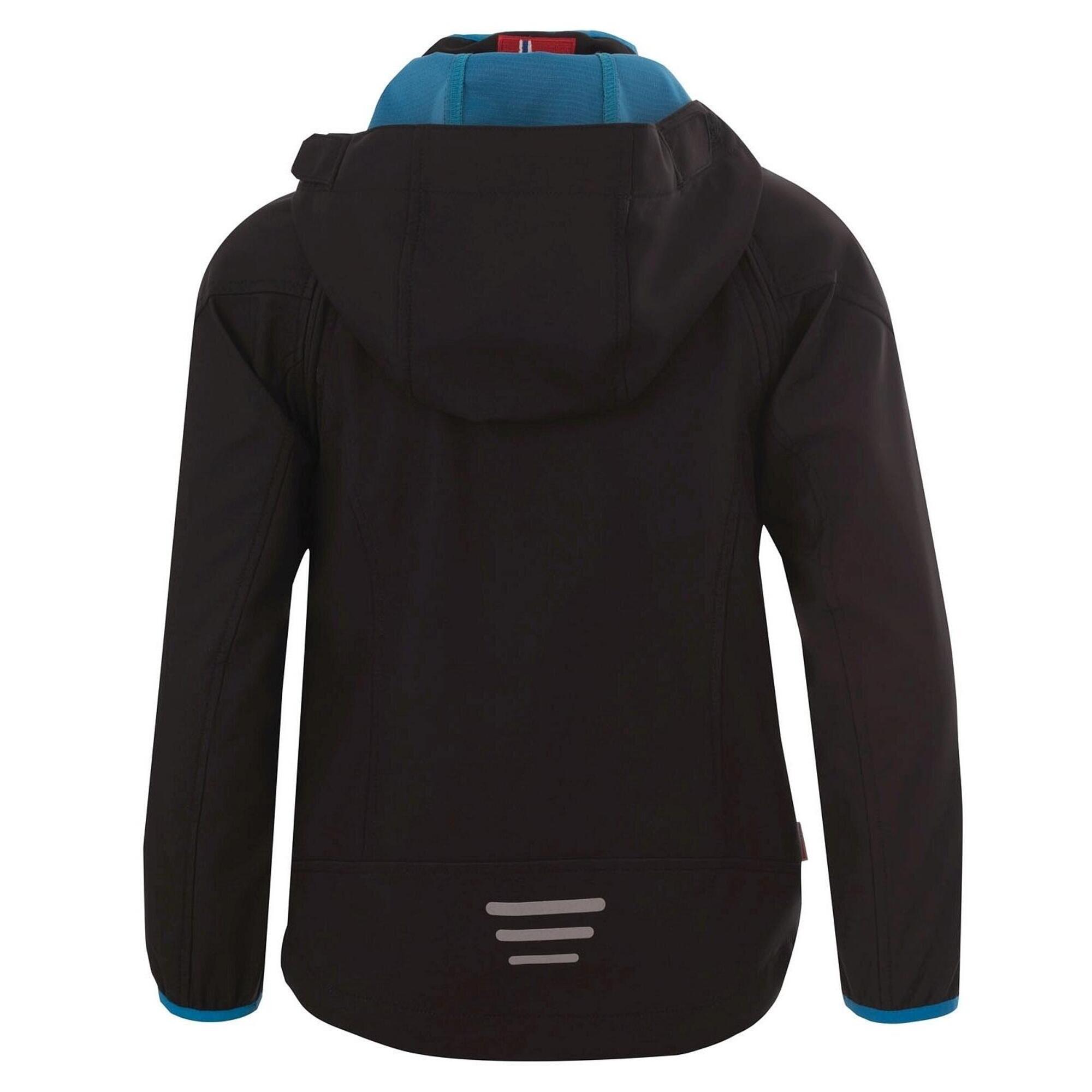 Children's softshell jacket Rondane Black