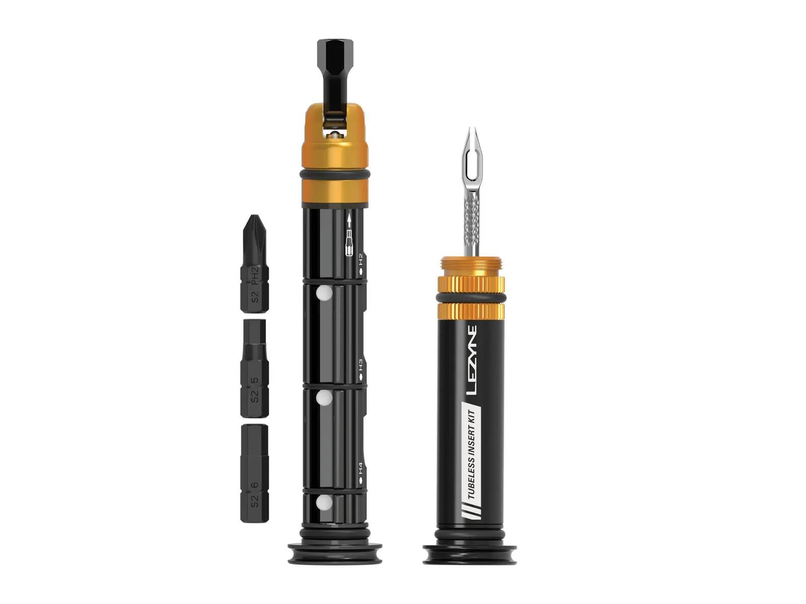 Lezyne Barplug Dual Insert Kit Black 1/4