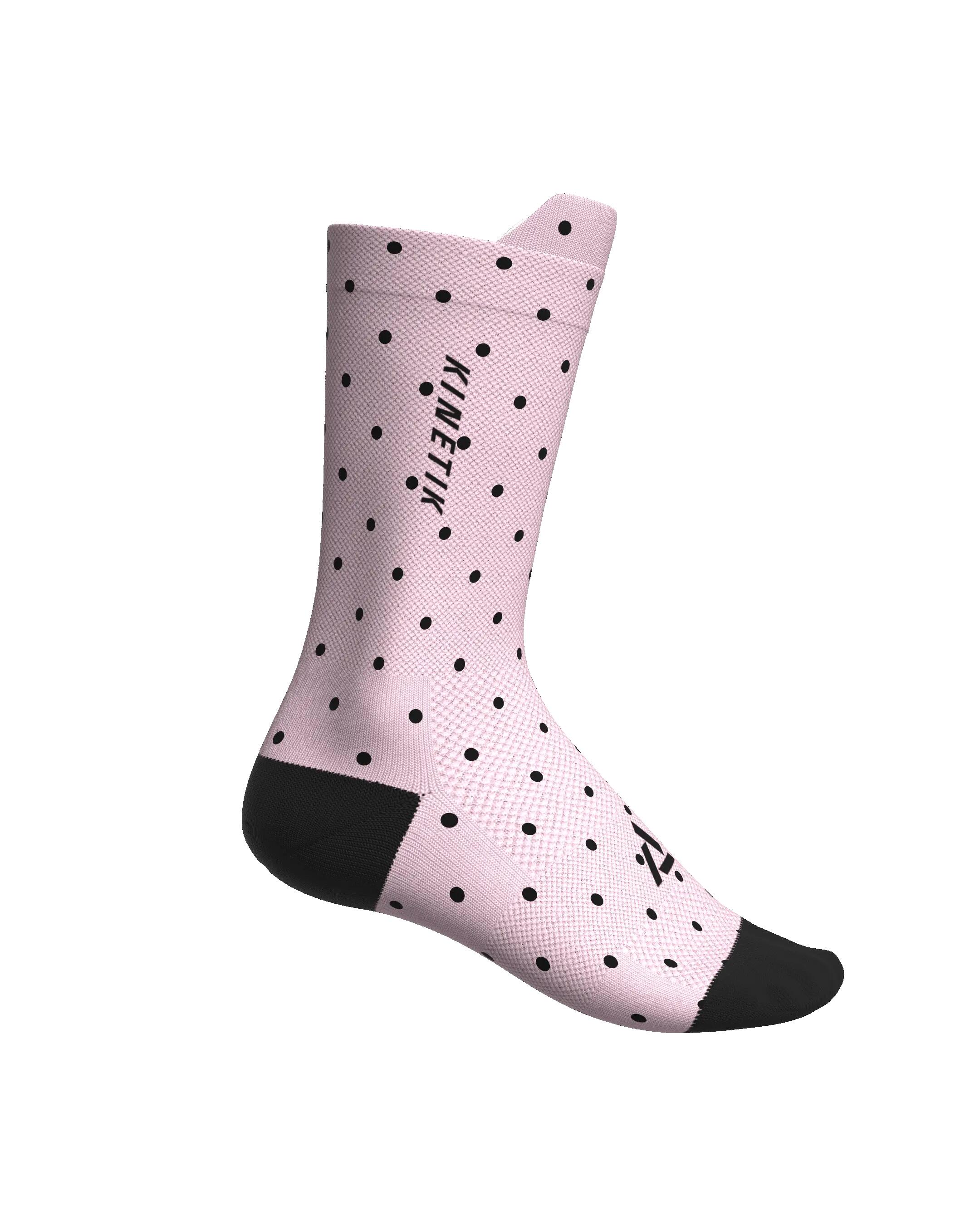 CHAUSSETTE DE TRAIL RUNNING FULLKROSS DOTY BLUSH 3/7