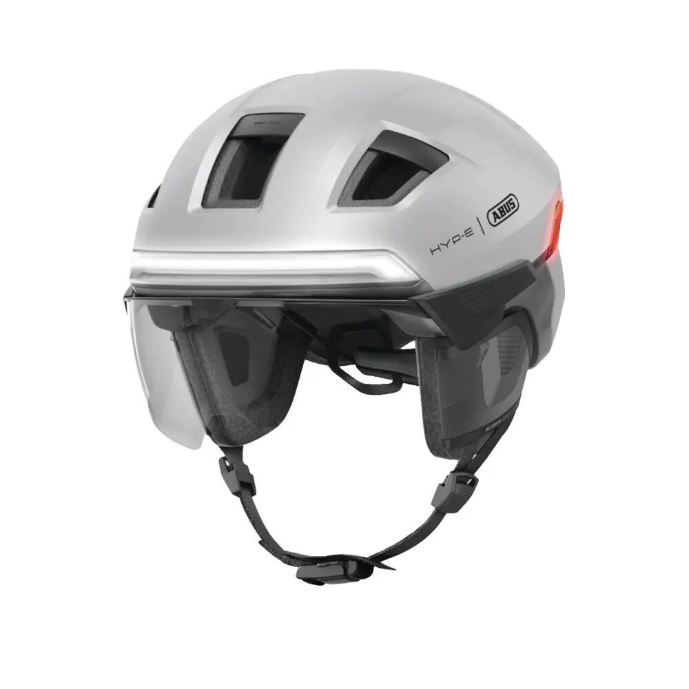 Casco da ciclismo urbano Abus Hyp-E BL Ace Argentato 1/10