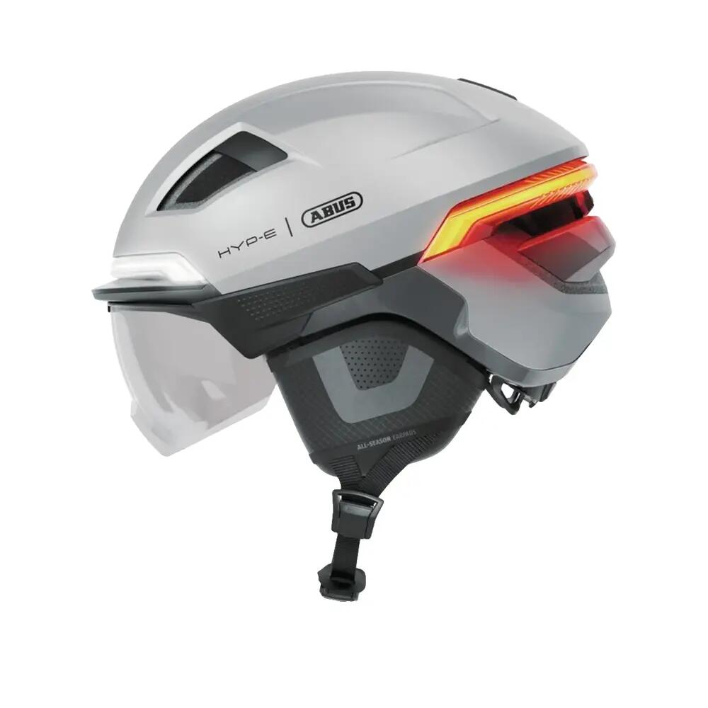 Casco da ciclismo urbano Abus Hyp-E BL Ace Argentato 8/10