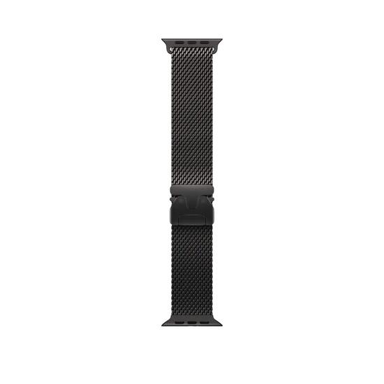 Reloj inteligente Apple Watch 49 Boucle Milanese en titanio Negro