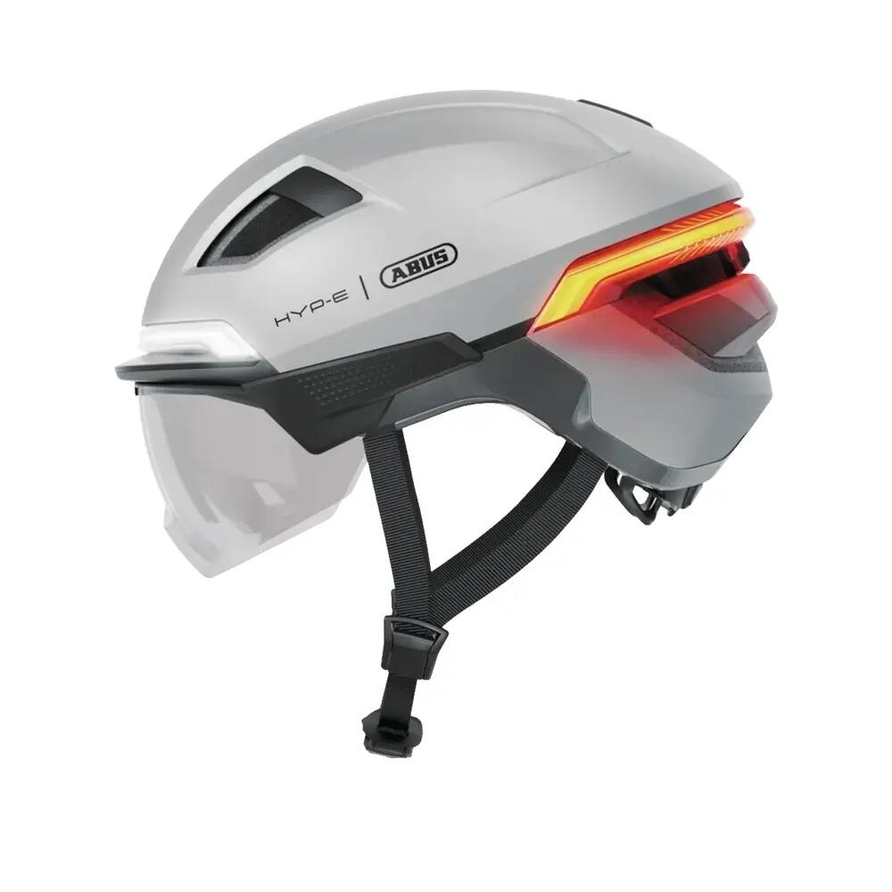Casco da ciclismo urbano Abus Hyp-E BL Ace Argentato 7/10