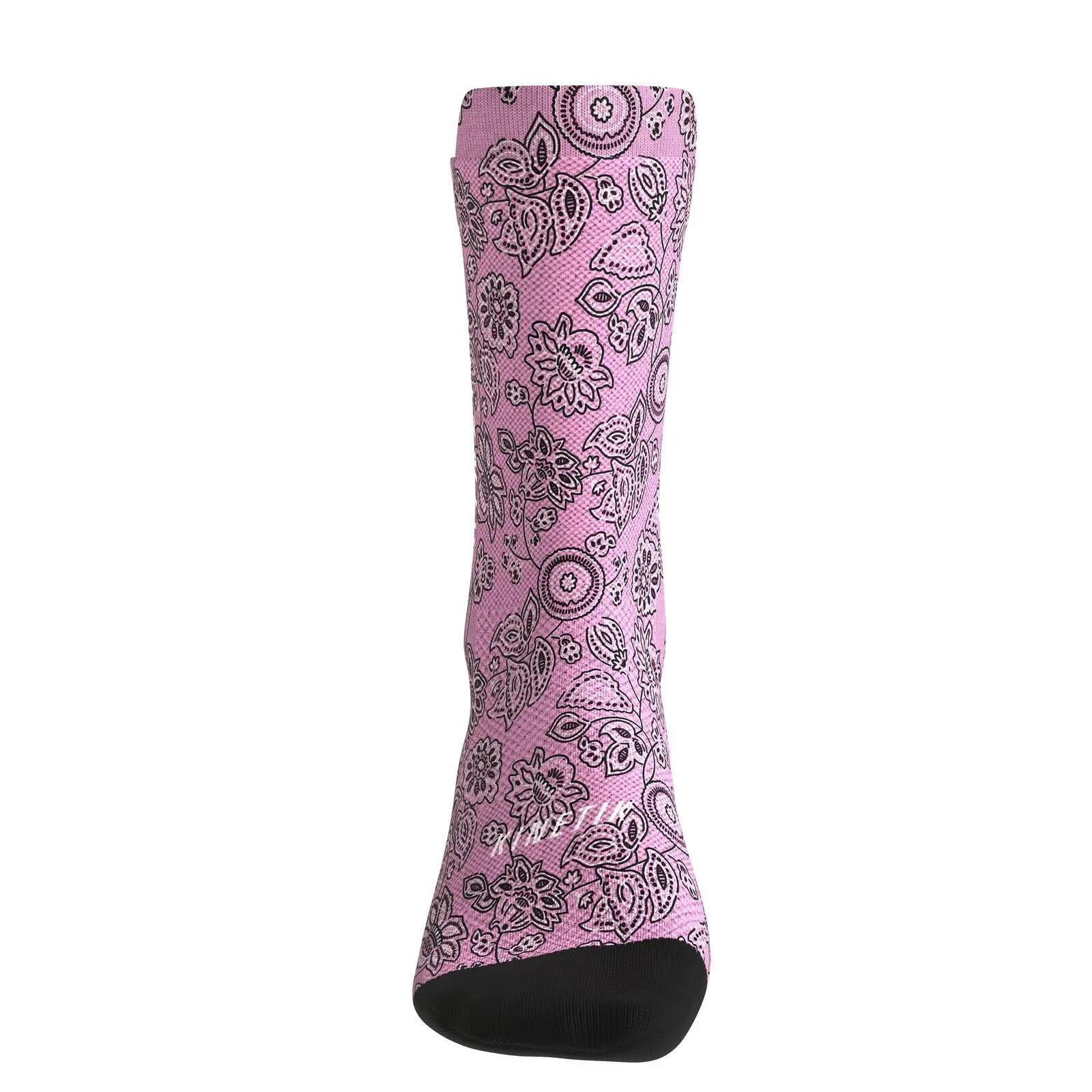 CHAUSSETTE DE TRAIL RUNNING FULLKROSS  BANDANA ROSY 7/7