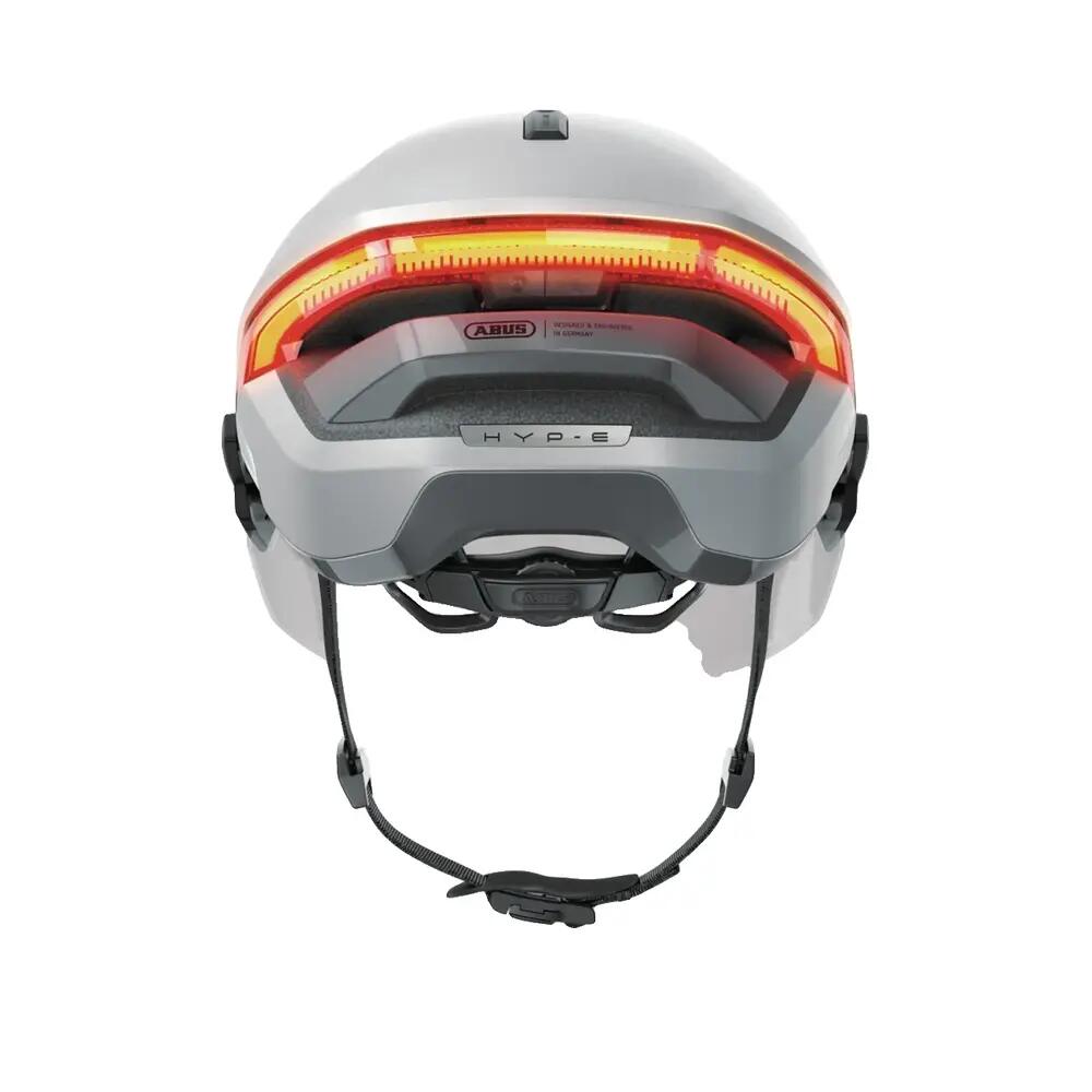 Casco da ciclismo urbano Abus Hyp-E BL Ace Argentato 6/10