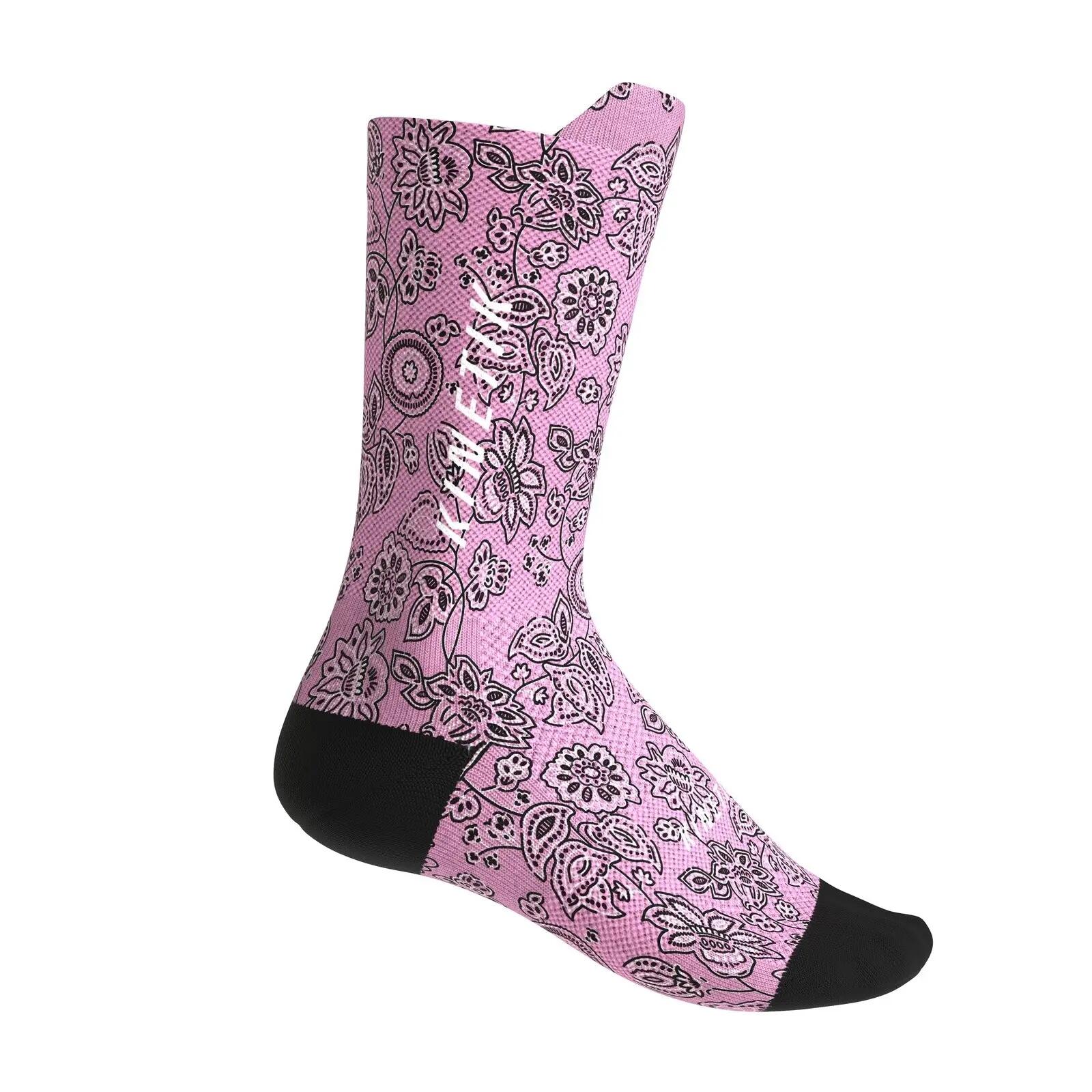CHAUSSETTE DE TRAIL RUNNING FULLKROSS  BANDANA ROSY 6/7