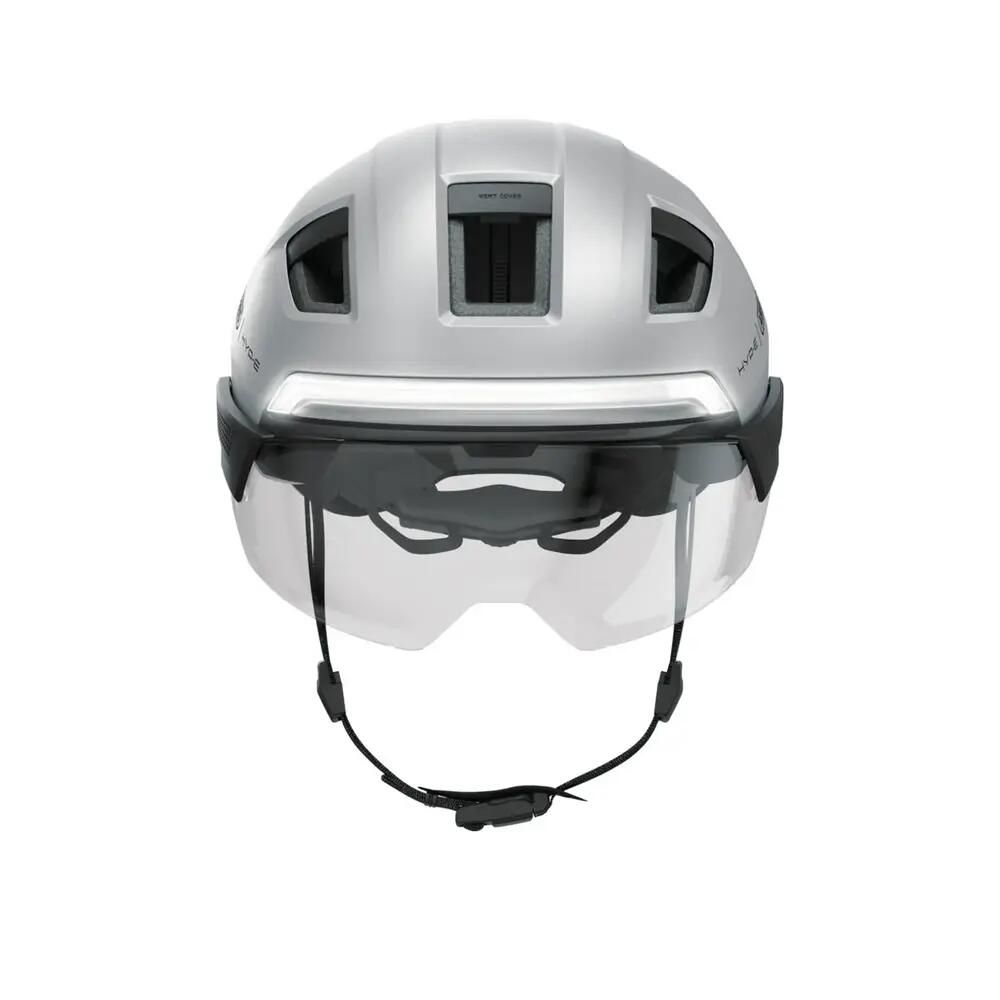 Casco da ciclismo urbano Abus Hyp-E BL Ace Argentato 5/10