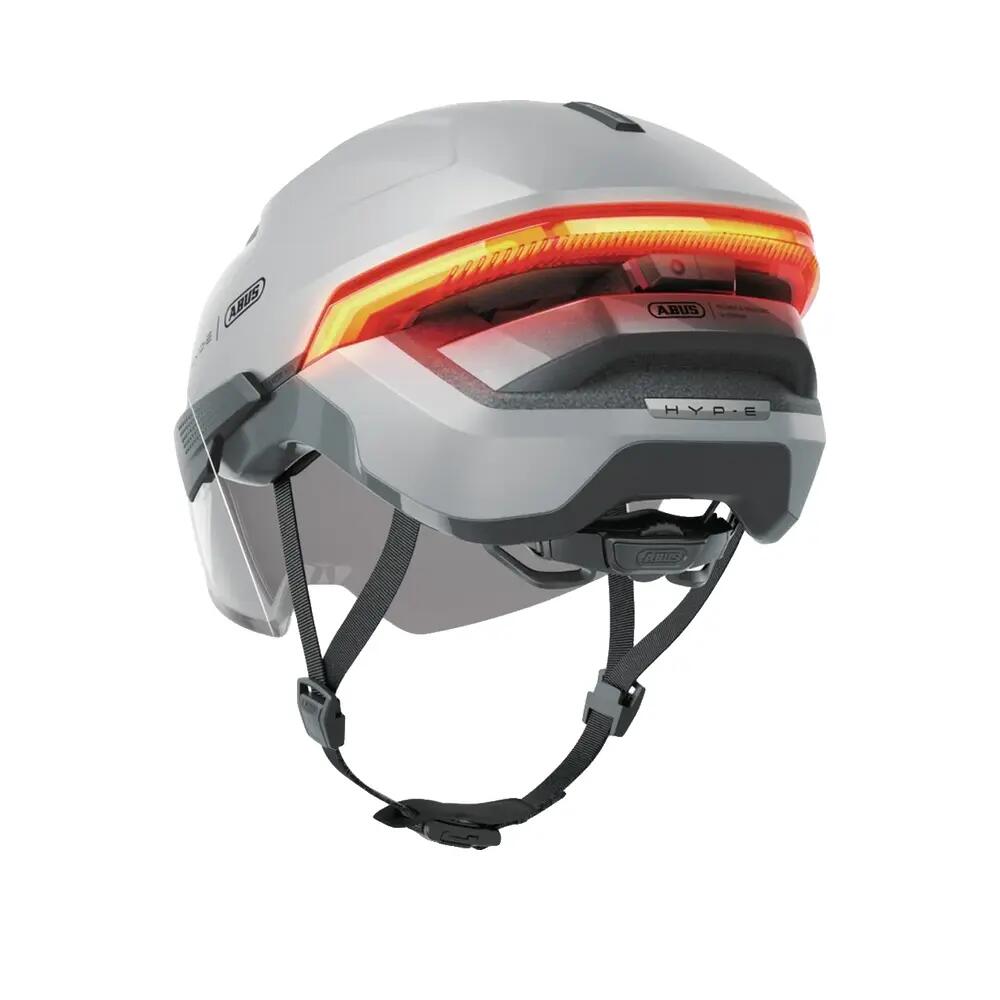 Casco da ciclismo urbano Abus Hyp-E BL Ace Argentato 4/10