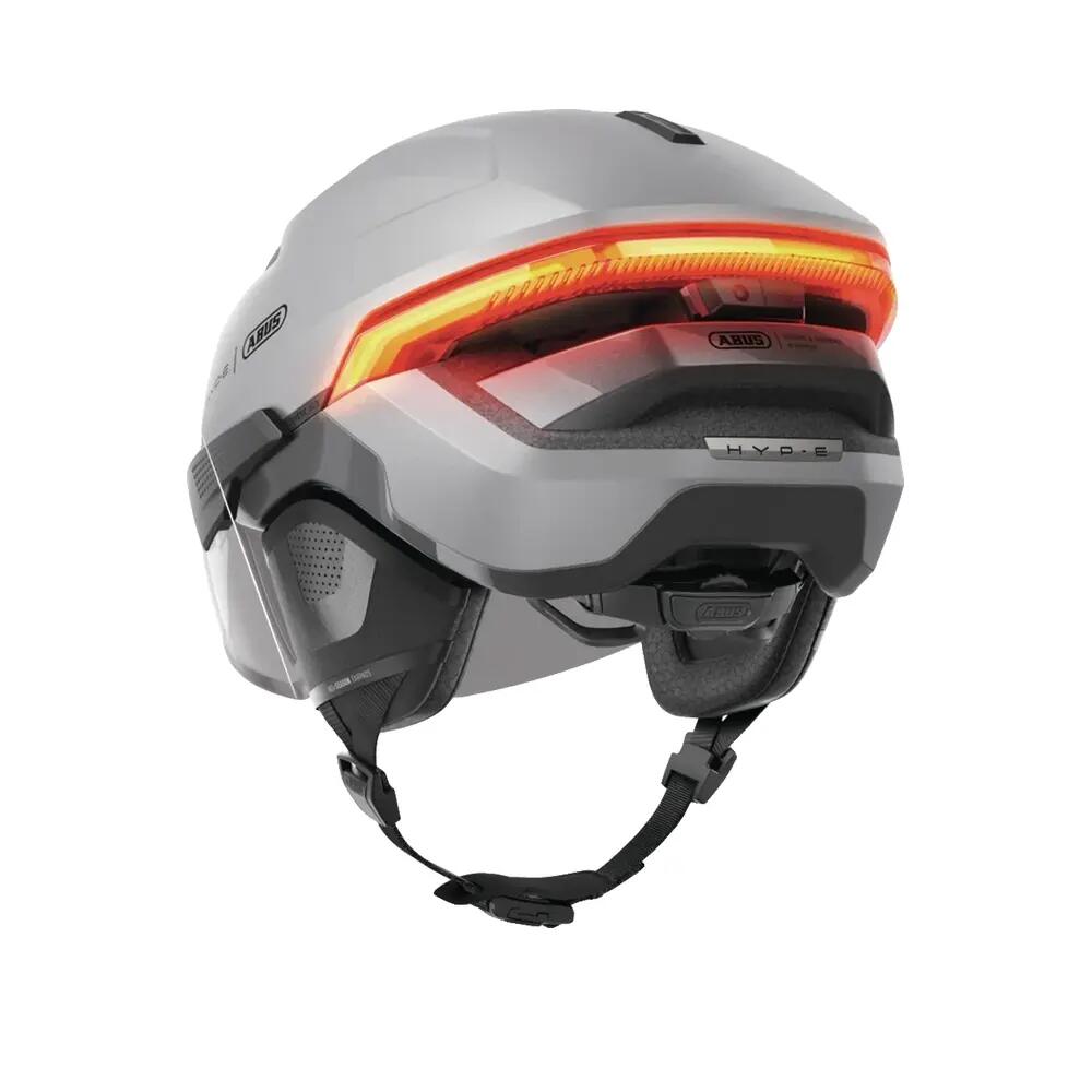 Casco da ciclismo urbano Abus Hyp-E BL Ace Argentato 2/10
