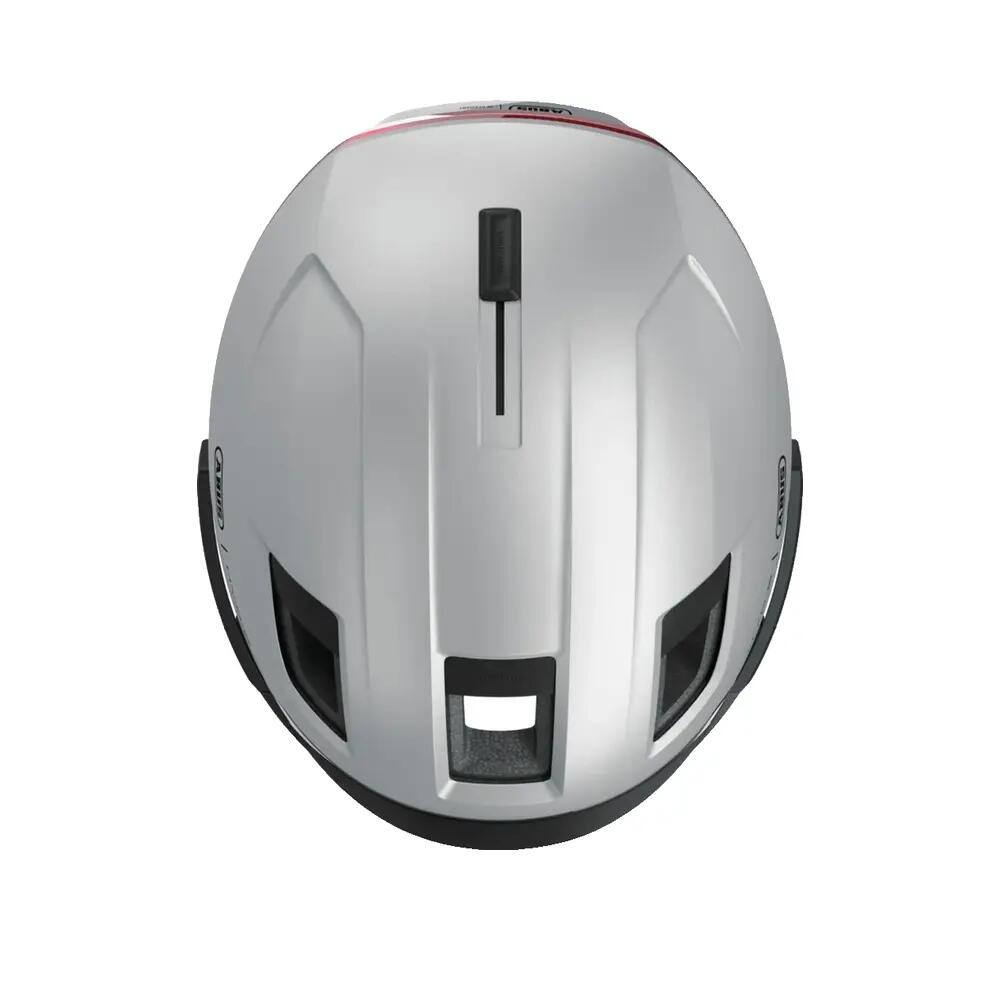 Casco da ciclismo urbano Abus Hyp-E BL Ace Argentato 10/10