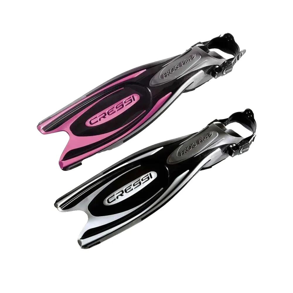 Duikvins Cressi Frog Plus Zwart/Wit 4/4