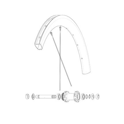 Mavic Cosmic Pro Carbon UST Disc Fahrradfelgen 2er Pack