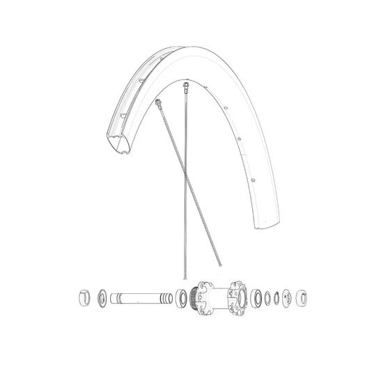 Mavic Cosmic Pro Carbon UST Disc Fahrradfelgen 2er Pack