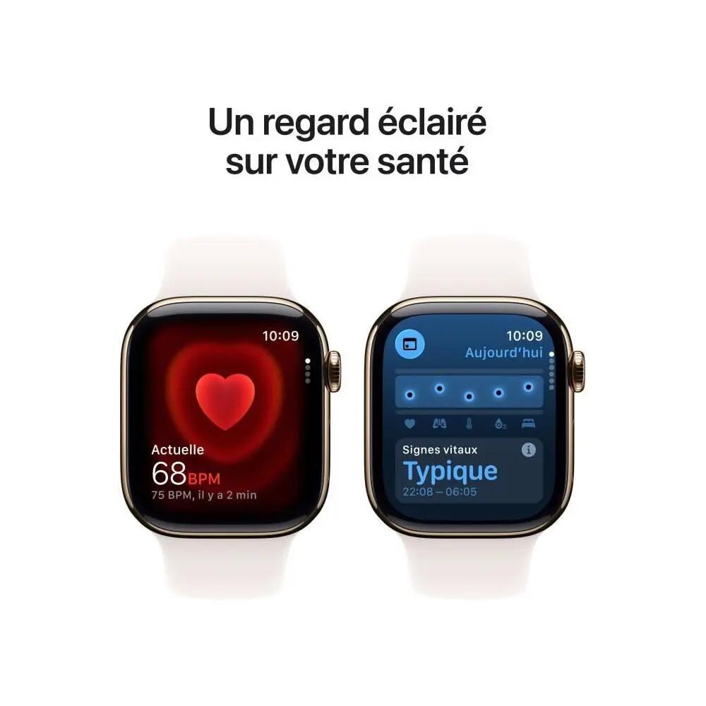 Slimme horloge Apple Series 11 Unisex Goud/Roze 5/6
