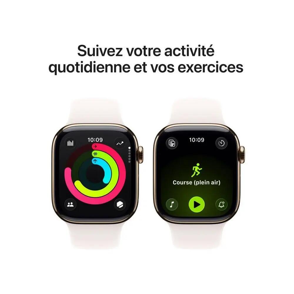 Slimme horloge Apple Series 11 Unisex Goud/Roze 4/6
